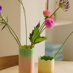 Load and play video in Gallery viewer, Vase Fade Small – Decorative Dolomite Vase