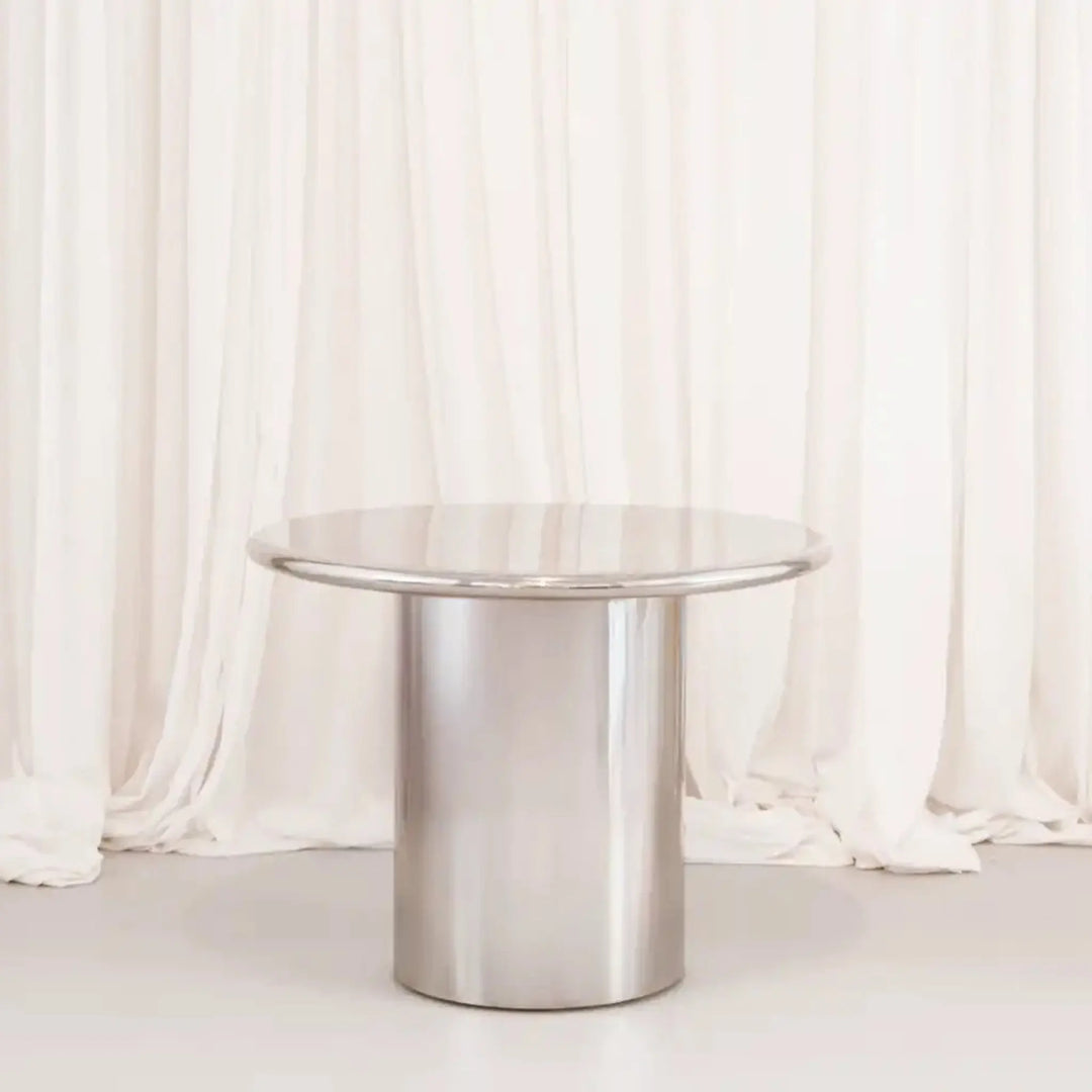 The Marx Dining Table in Chrome
