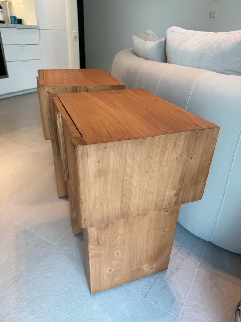 Wooden Bedside Tables- PRELOVED