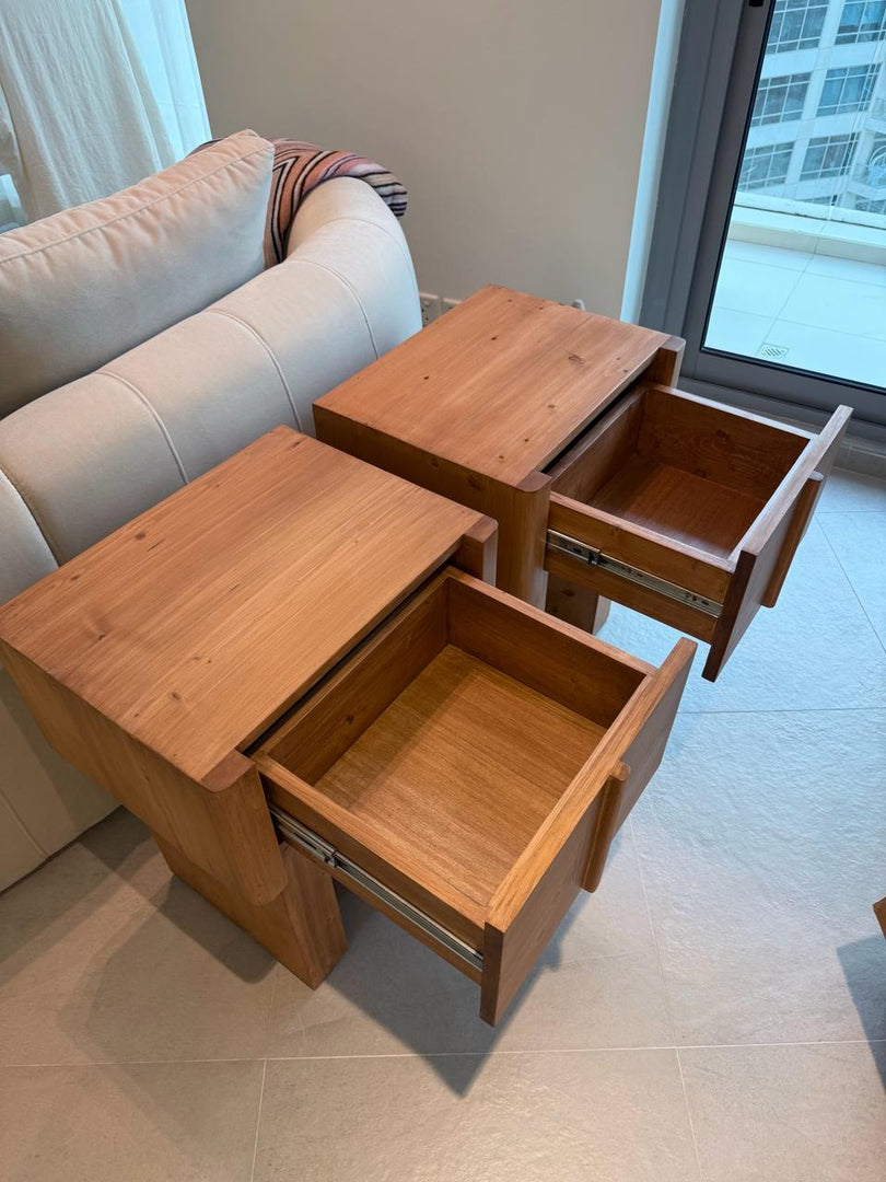 Wooden Bedside Tables- PRELOVED