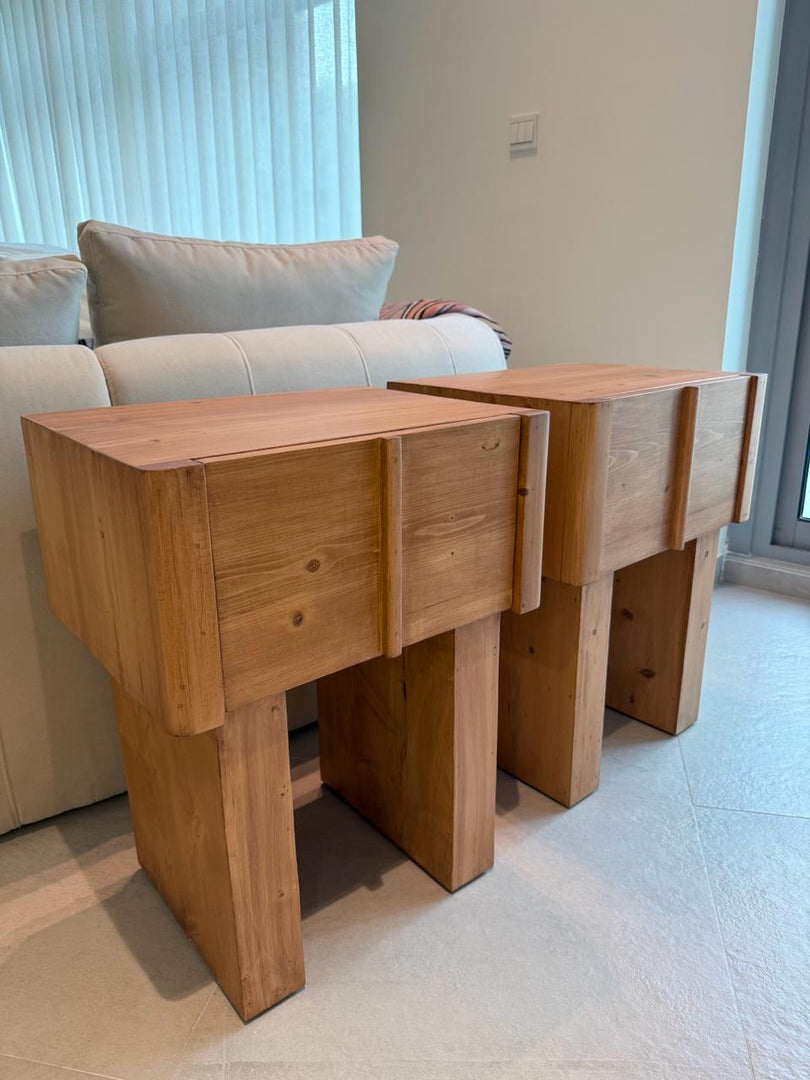 Wooden Bedside Tables- PRELOVED