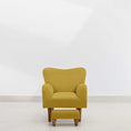 THE SULLY CHAIR WITH FOOTSTOOL Honey