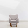 THE SULLY CHAIR WITH FOOTSTOOL Chocolate
