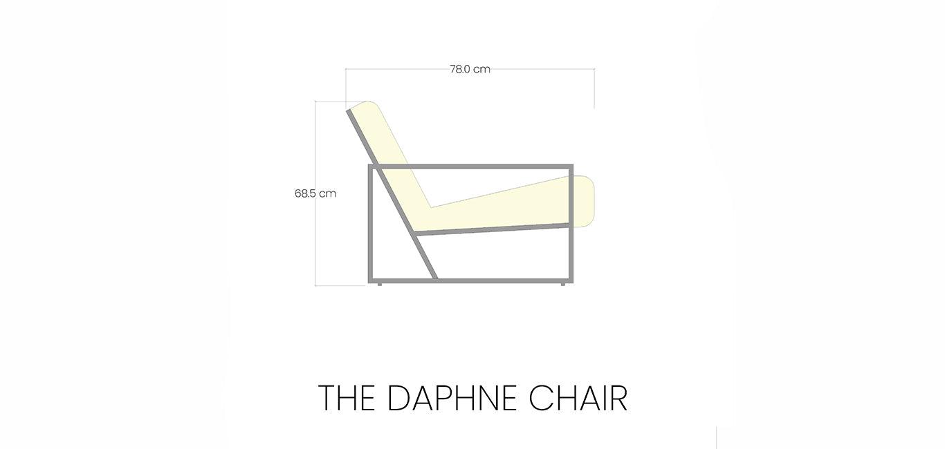 THE DAPHNE CHAIR-White Steel